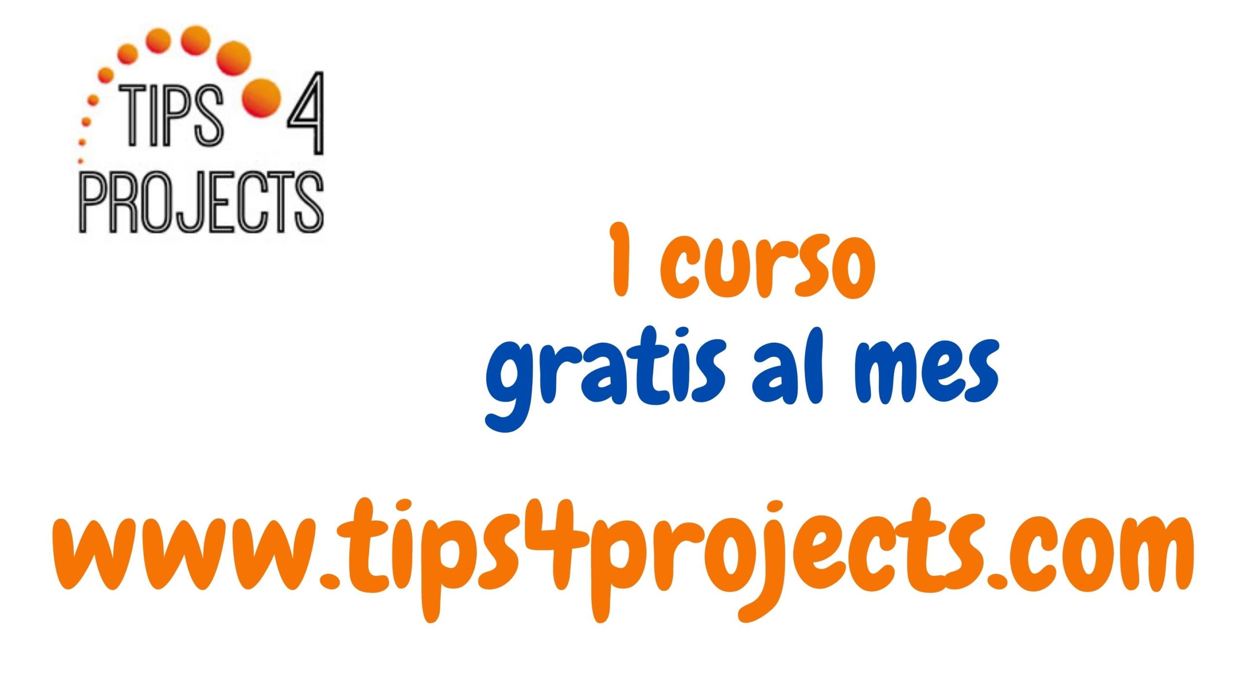 Tips4Projects oferta curso mes